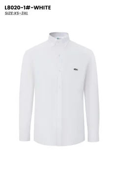 قميص Lacoste سوبر سوبر بريميوم 1 قماش اكسفورد Oxfor قطن